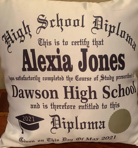 Graduation Pillow