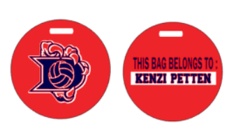 Dawson Volleyball Bag Tag