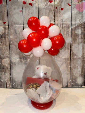 Valentine stuffed balloon