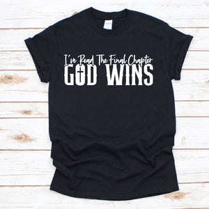 God Wins black/white T-shirt