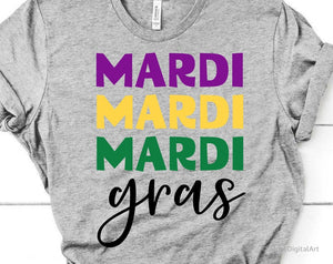 Short sleeve Mardi Gras shirt